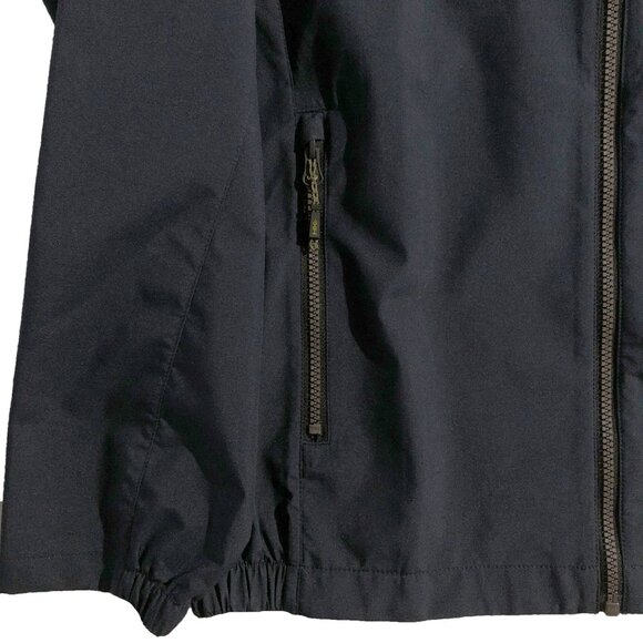 Hawke & Co Performance Rain Jacket Mens M Navy Hooded Windbreaker Light Jacket - Picture 8 of 10
